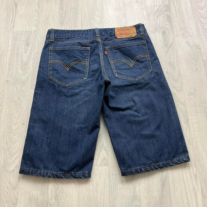 VINTAGE 00s LEVIS 501 LOOSE JORTS NAVY
