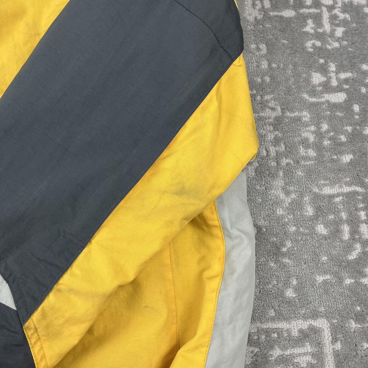 VINTAGE 00s COLUMBIA TECHNICAL HOODED UTILITY JACKET YELLOW