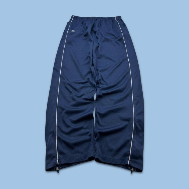 VINTAGE Y2K RUSSELL ATHLETIC LOOSE TRACKSUIT BOTTOMS NAVY