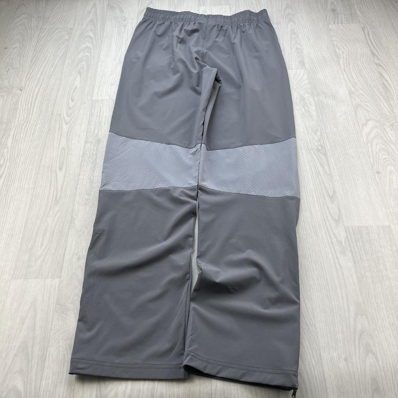 VINTAGE Y2K UNDER ARMOUR LOOSE TRACKSUIT BOTTOMS GREY