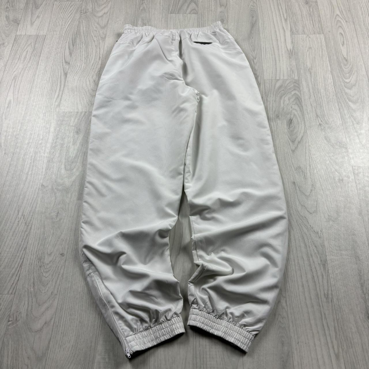 VINTAGE Y2K UMBRO BAGGY TRACKSUIT BOTTOMS WHITE