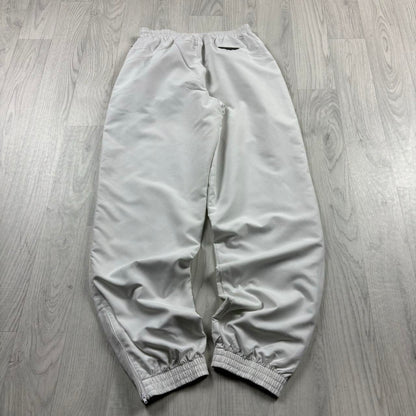 VINTAGE Y2K UMBRO BAGGY TRACKSUIT BOTTOMS WHITE