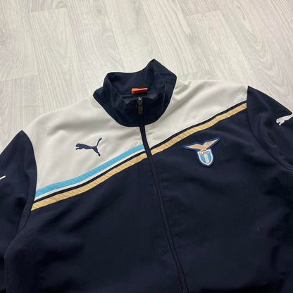 VINTAGE Y2K PUMA LAZIO WINDBREAKER TRACK JACKET NAVY