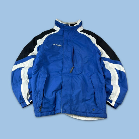 VINTAGE 00s COLUMBIA UTILITY SKI JACKET BLUE
