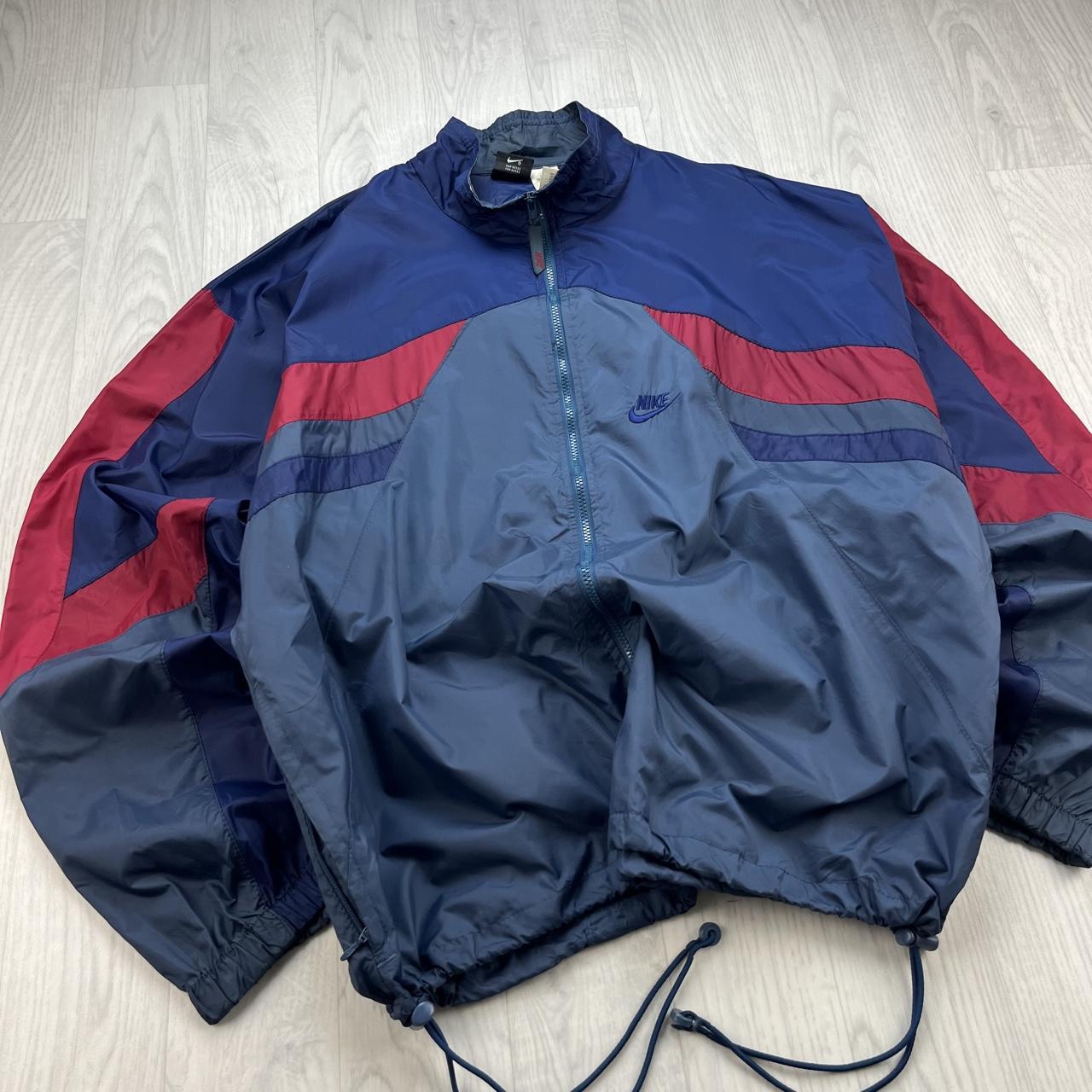VINTAGE 90s NIKE WINDBREAKER SHELL JACKET BLUE