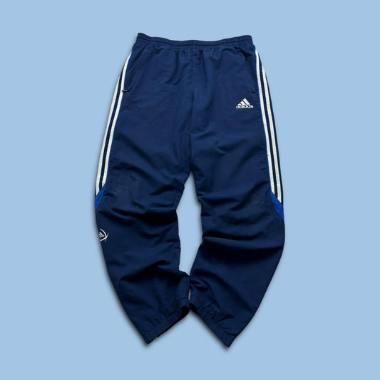 VINTAGE Y2K ADIDAS BAGGY TRACKSUIT BOTTOMS NAVY