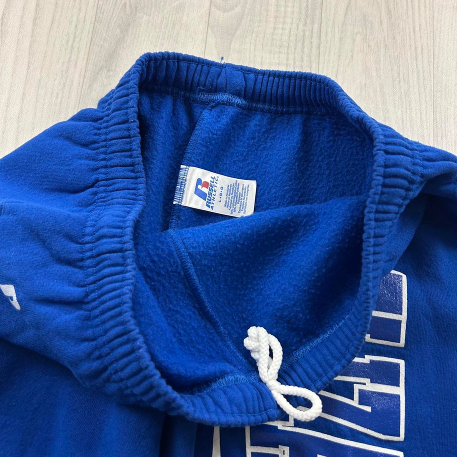 VINTAGE Y2K RUSSELL ATHLETIC BAGGY COTTON SWEATPANTS BLUE