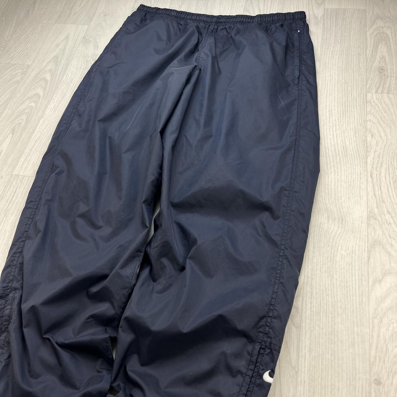 VINTAGE Y2K NIKE BAGGY TRACKSUIT BOTTOMS NAVY
