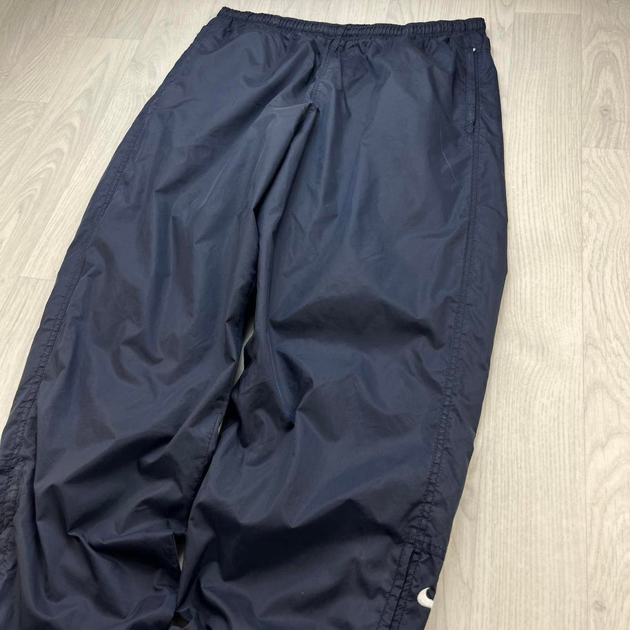 VINTAGE Y2K NIKE BAGGY TRACKSUIT BOTTOMS NAVY