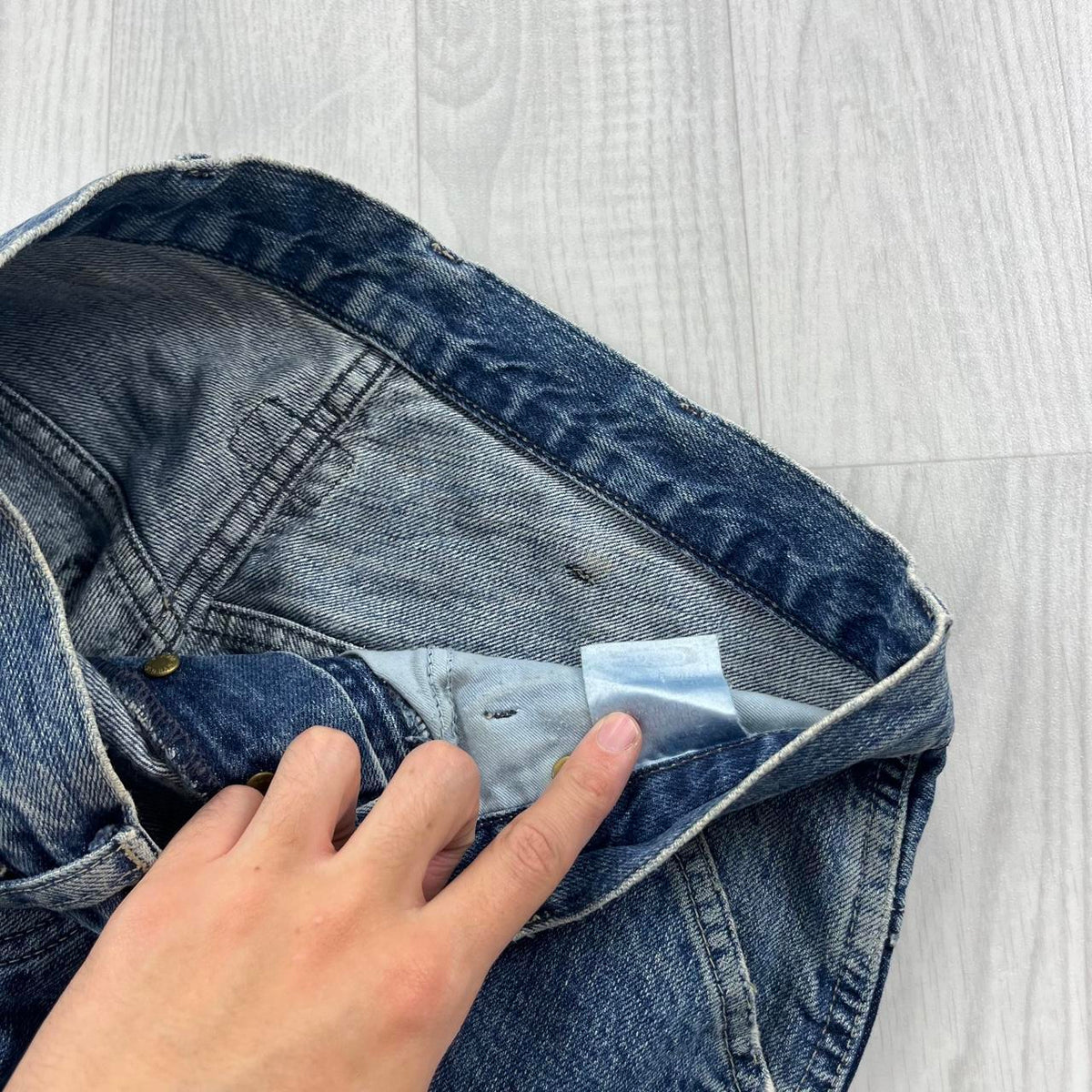 VINTAGE Y2K G STAR BAGGY UTILITY JEANS BLUE