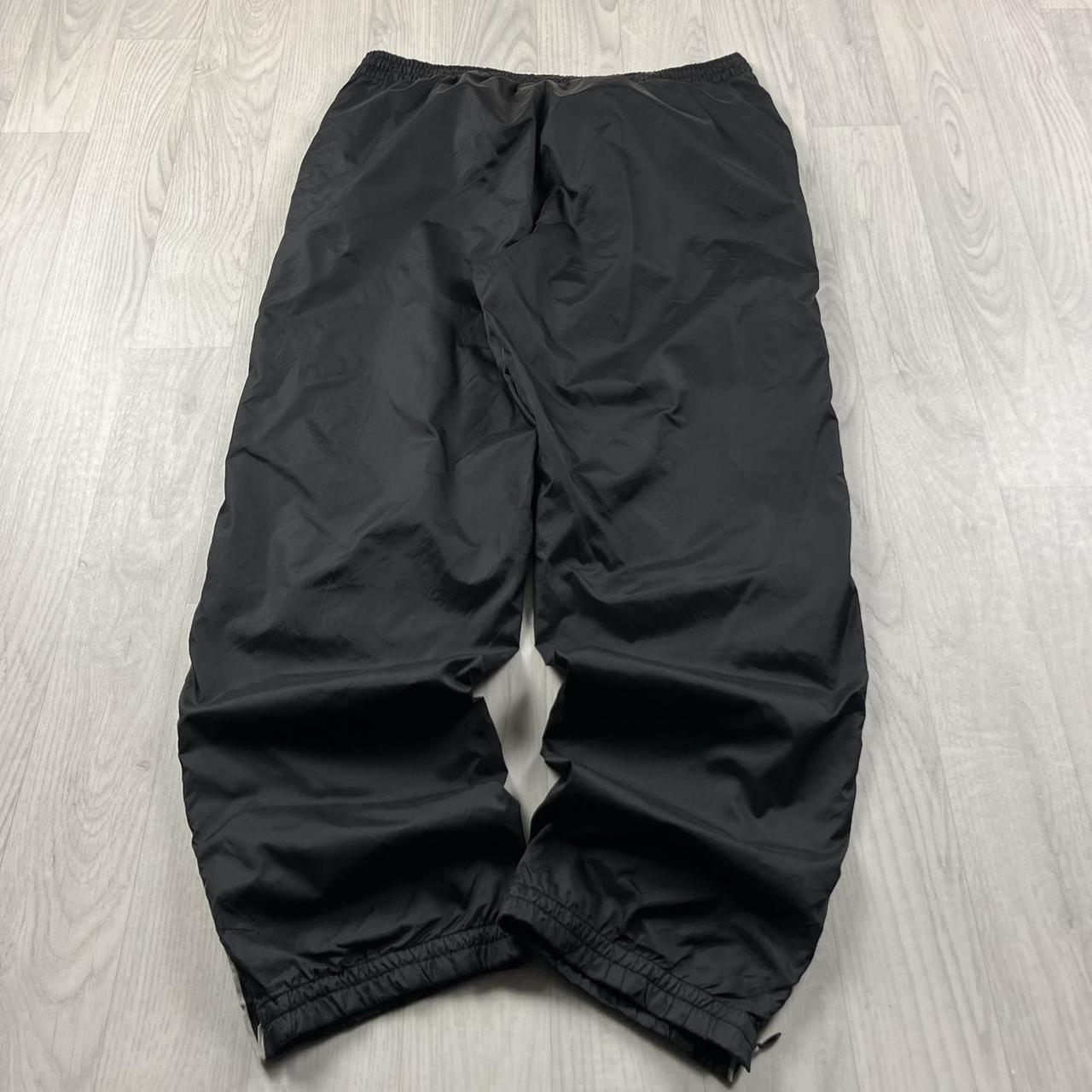 VINTAGE Y2K ADIDAS BAGGY TRACKSUIT BOTTOMS BLACK