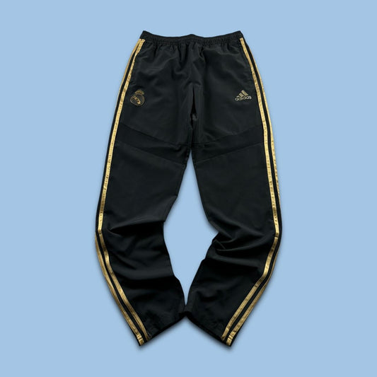 ADIDAS REAL MADRID TRACKSUIT BOTTOMS BLACK