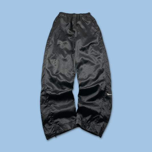 VINTAGE 90s NIKE BAGGY TRACKSUIT BOTTOMS BLACK