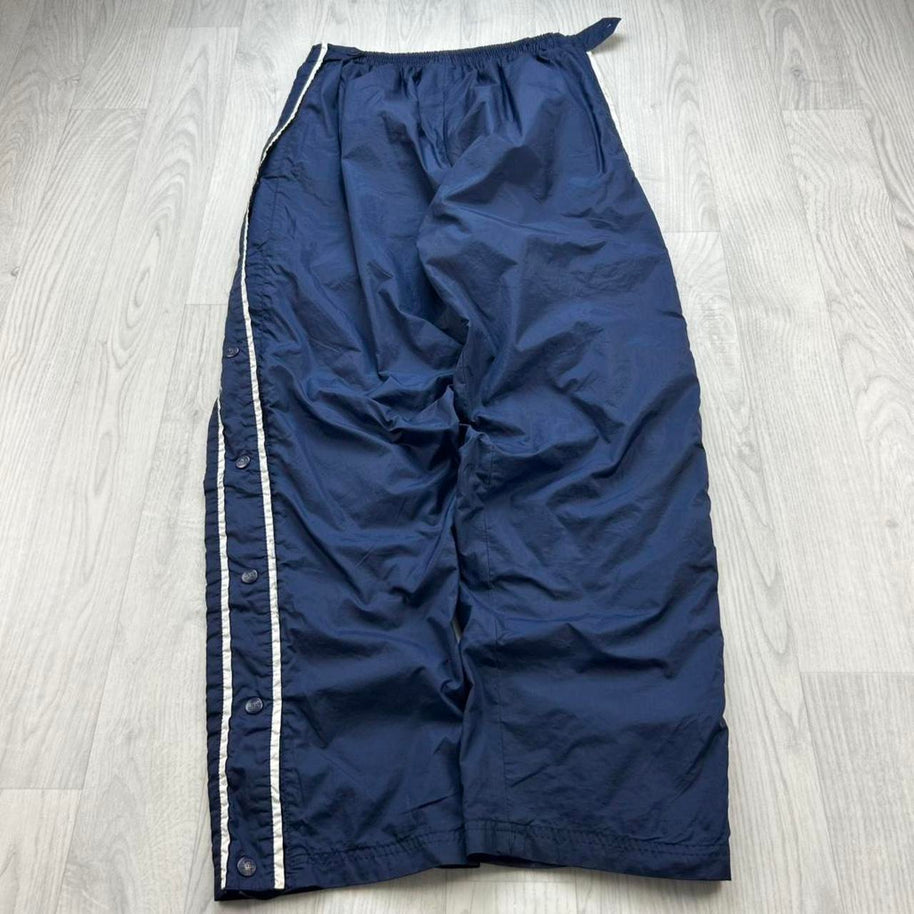 VINTAGE Y2K STARTER BAGGY TRACKSUIT BOTTOMS NAVY