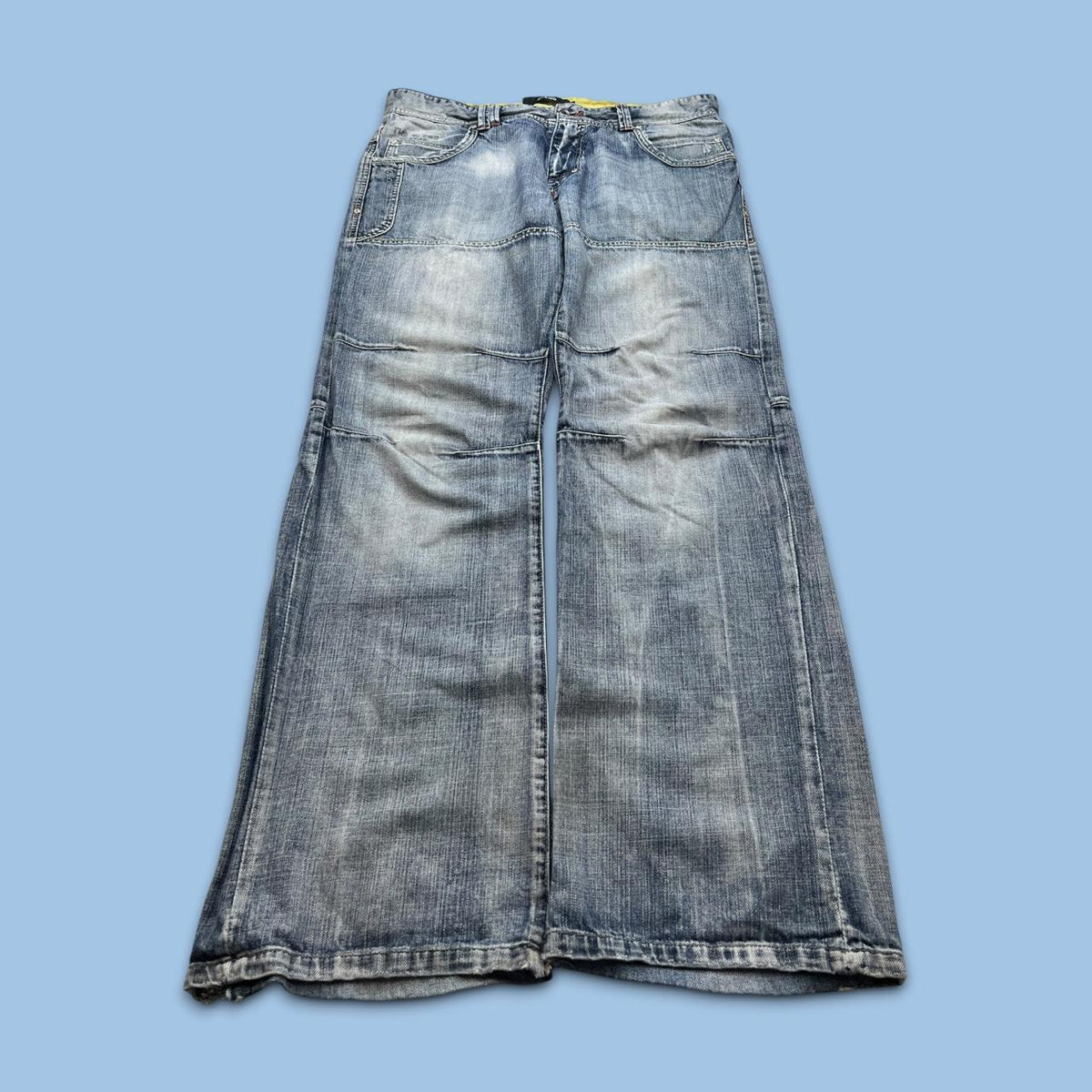 VINTAGE Y2K BLEND BAGGY JEANS BLUE