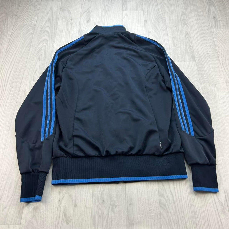 VINTAGE Y2K ADIDAS ZIP UP TRACK JACKET NAVY BLUE