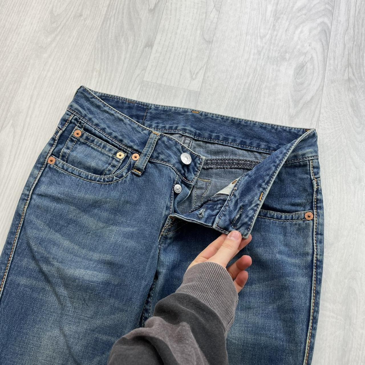 VINTAGE Y2K LEVIS LOW RISE BOOTCUT FLARED JEANS BLUE