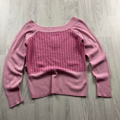 VINTAGE Y2K KNITTED JUMPER PINK