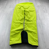 VINTAGE Y2K SALOMON BAGGY SKI PANTS SALOPETTES NEON GREEN