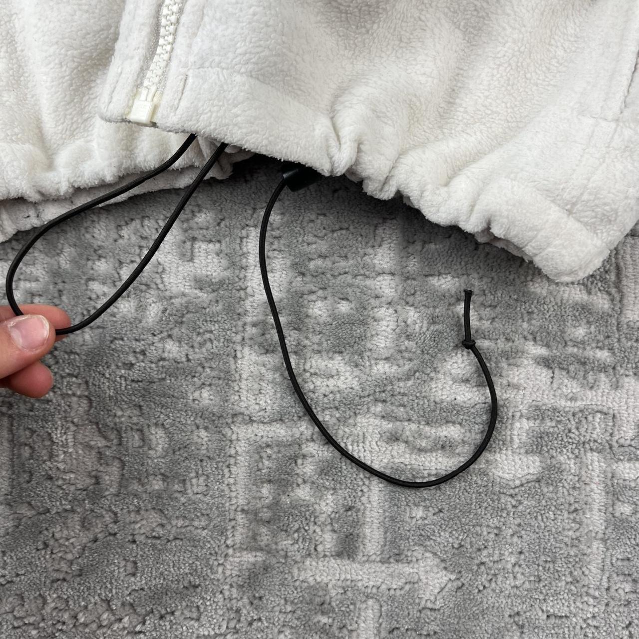 VINTAGE 00s COLUMBIA TECHNICAL FLEECE JACKET WHITE