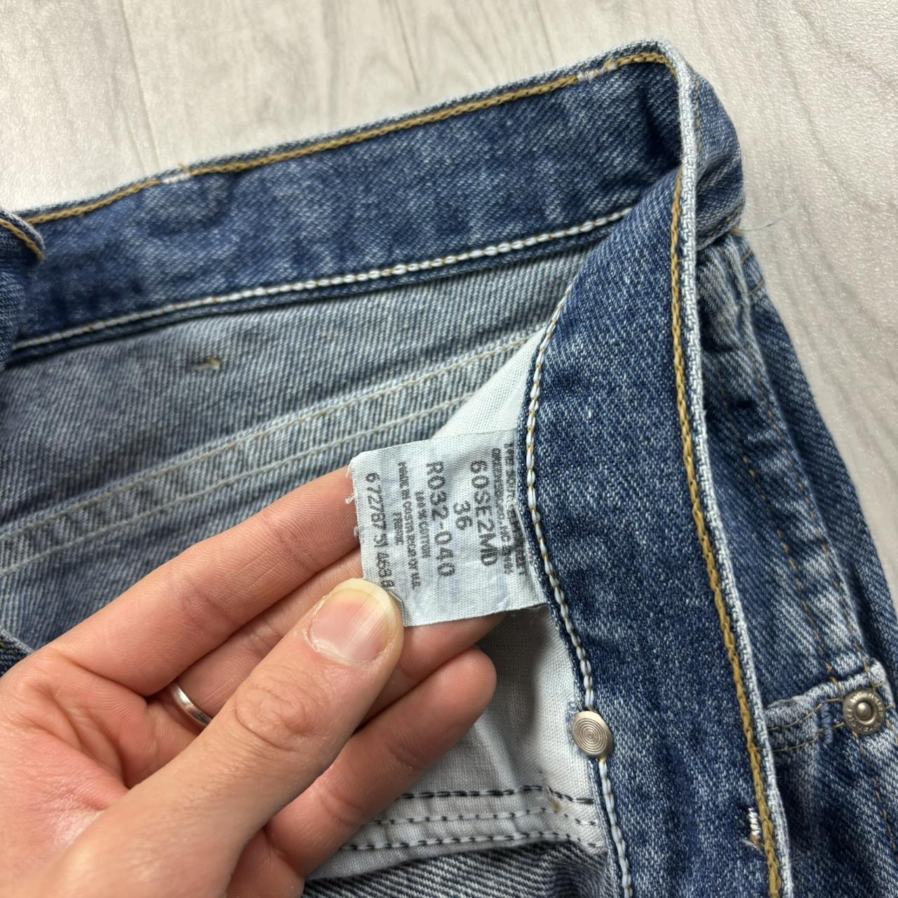 VINTAGE 00s WRANGLER BAGGY LOOSE JORTS BLUE