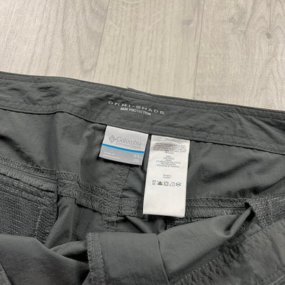 VINTAGE Y2K COLUMBIA BAGGY HIKING WALKING UTILITY TROUSERS GREY