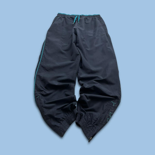 VINTAGE Y2K UMBRO BAGGY TRACKSUIT BOTTOMS NAVY