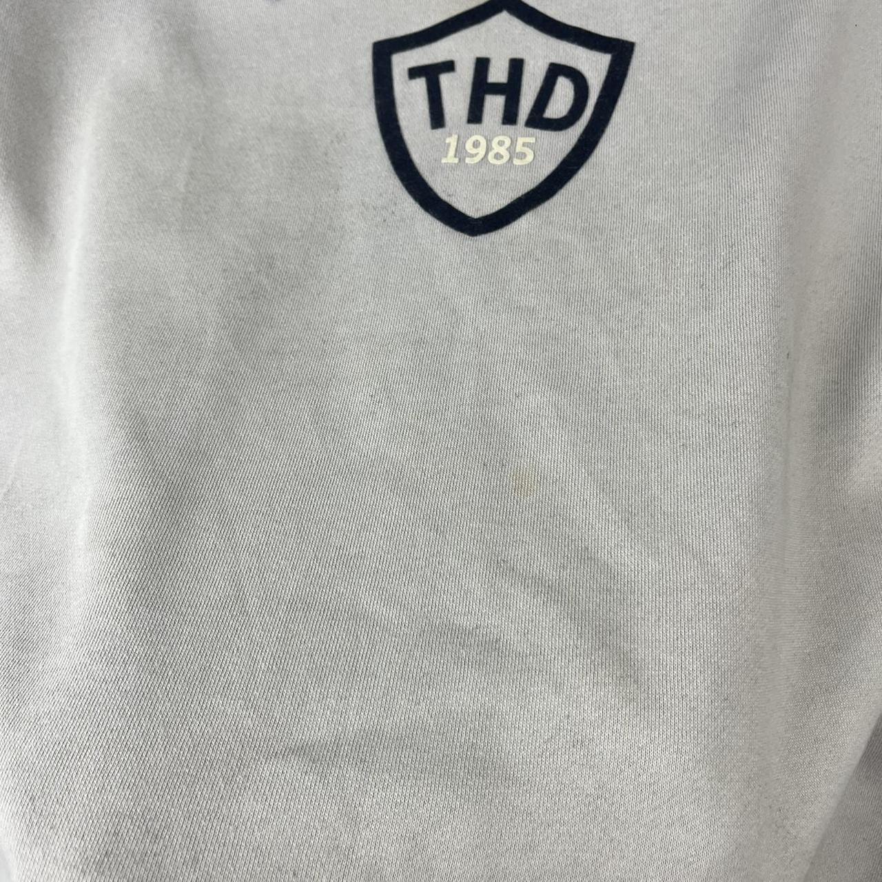 VINTAGE Y2K TOMMY HILFIGER BOXY SWEATSHIRT GREY / NAVY