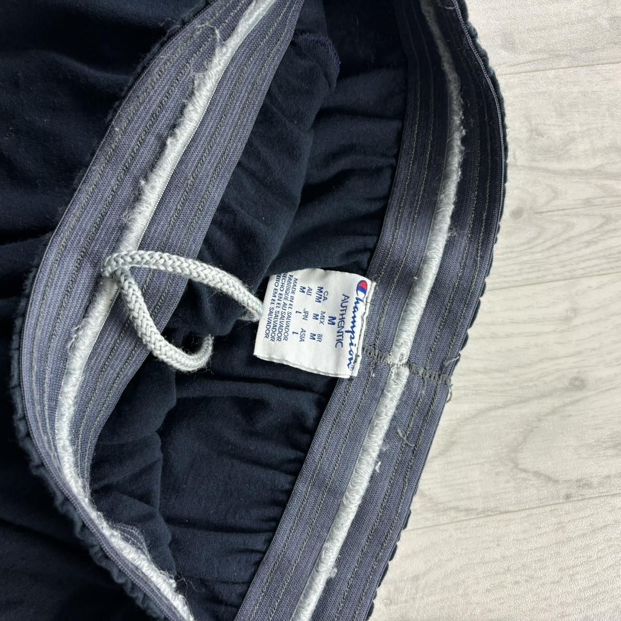 VINTAGE CHAMPION LIGHTWEIGHT BAGGY COTTON SWEATPANTS NAVY