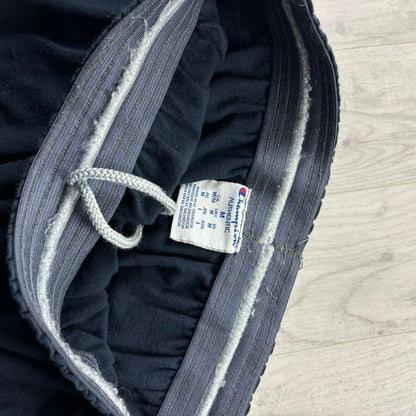 VINTAGE CHAMPION LIGHTWEIGHT BAGGY COTTON SWEATPANTS NAVY