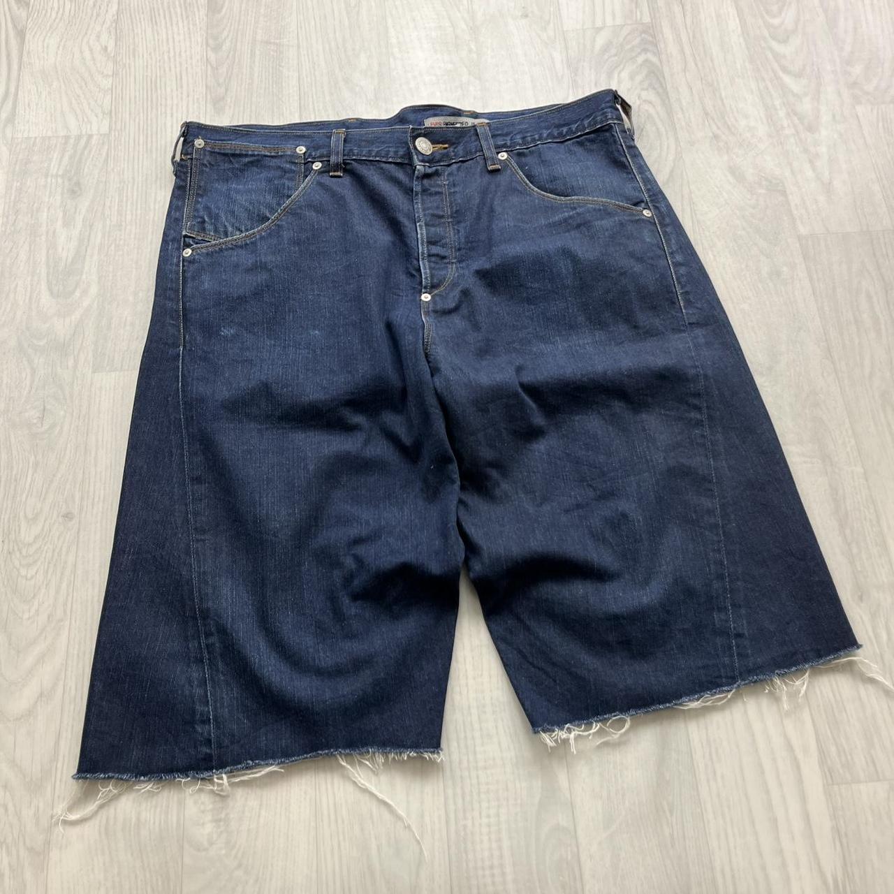 VINTAGE 00s LEVIS BAGGY LOOSE JORTS NAVY