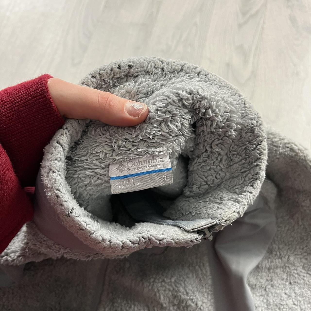 VINTAGE Y2K COLUMBIA ZIP UP FLEECE GREY