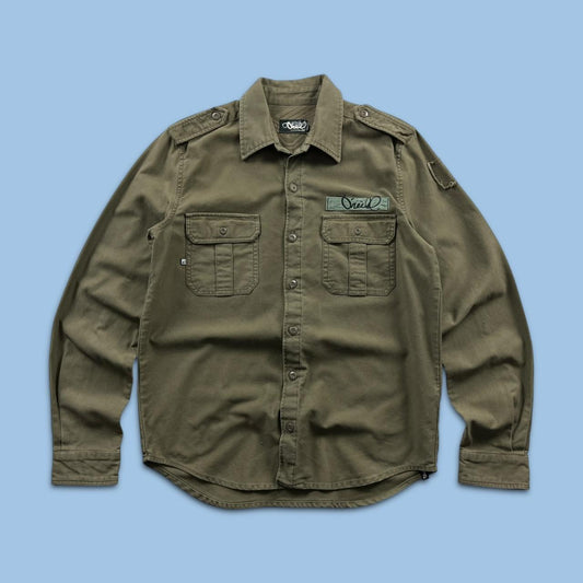 VINTAGE O’NEILL LONG SLEEVE UTILITY SHIRT KHAKI