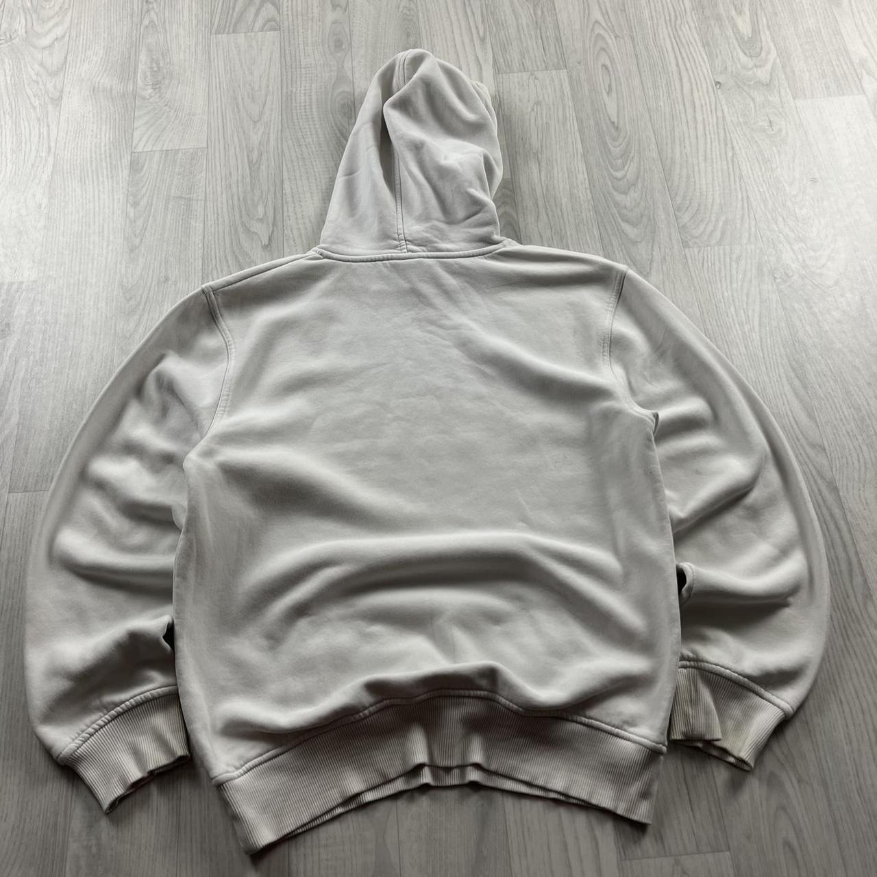 VINTAGE Y2K QUIKSILVER GRAPHIC HOODIE WHITE