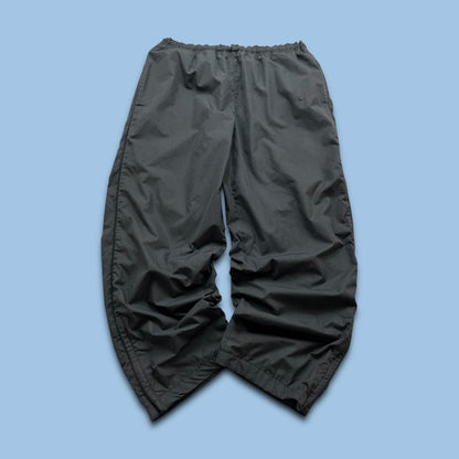 VINTAGE Y2K NIKE BAGGY TRACKSUIT BOTTOMS CHARCOAL GREY