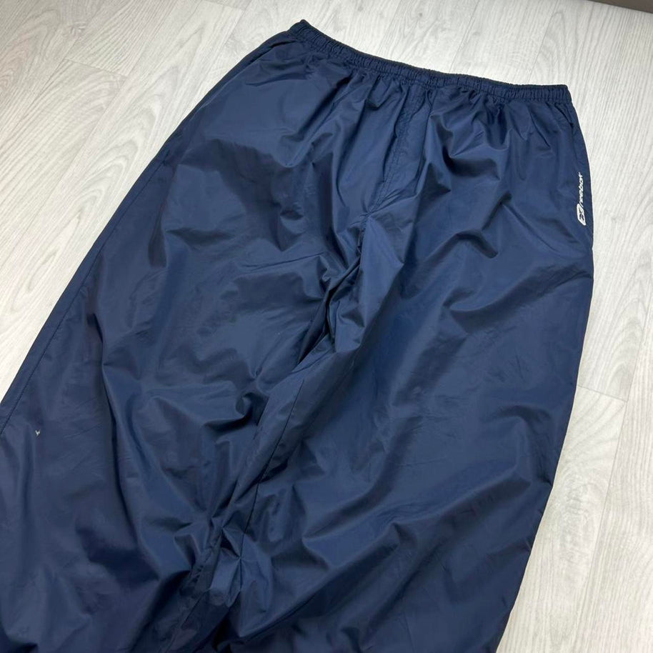 VINTAGE Y2K REEBOK BAGGY TRACKSUIT BOTTOMS NAVY
