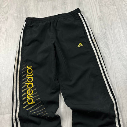 VINTAGE Y2K ADIDAS BAGGY TRACKSUIT BOTTOMS BLACK