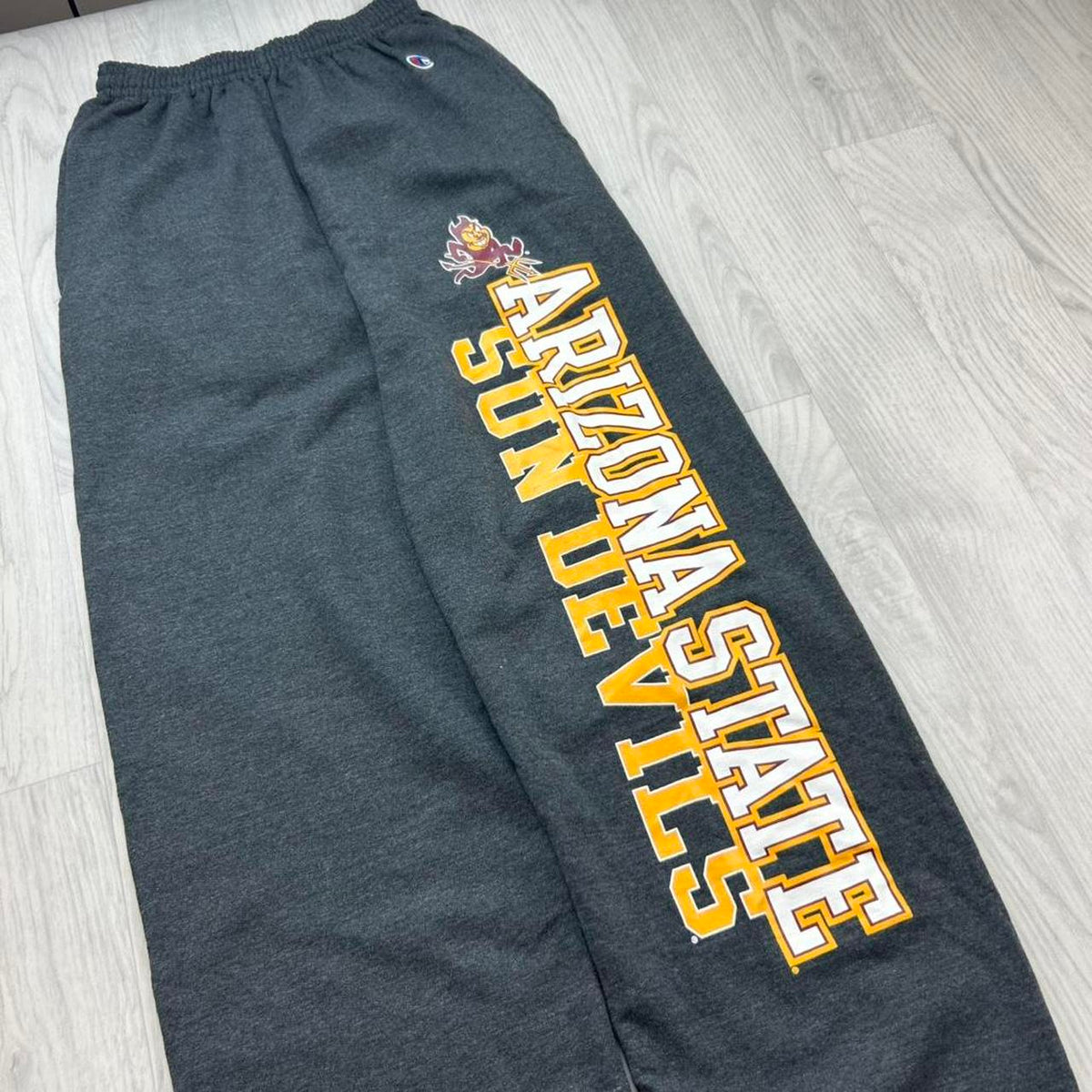 VINTAGE Y2K CHAMPION LOOSE COTTON SWEATPANTS GREY