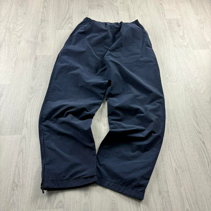 VINTAGE 00s REEBOK CLASSIC STRAIGHT LEG BAGGY TRACKSUIT BOTTOMS NAVY (L)