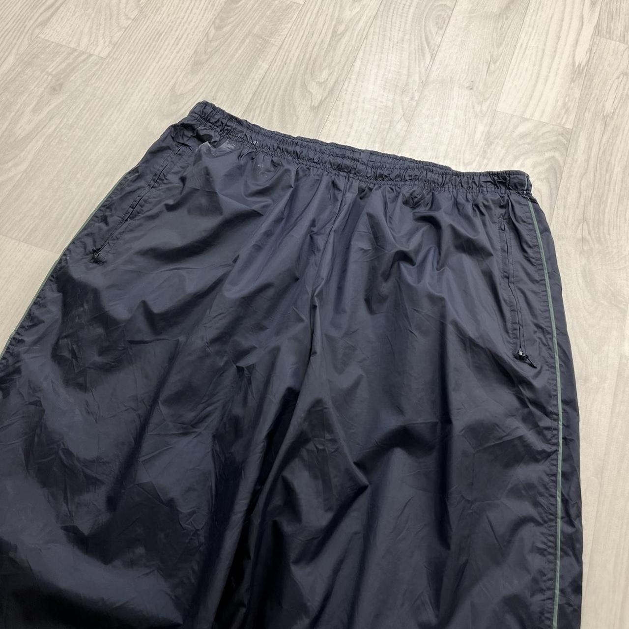 VINTAGE 90s NIKE BAGGY TRACKSUIT BOTTOMS NAVY