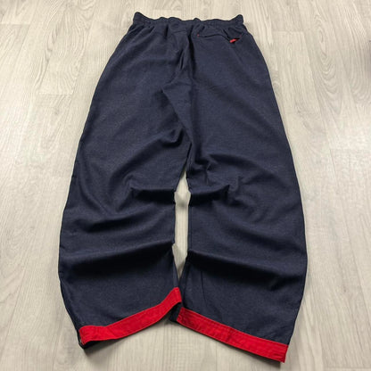 VINTAGE Y2K UNDER ARMOUR BAGGY TRACKSUIT BOTTOMS NAVY BLUE