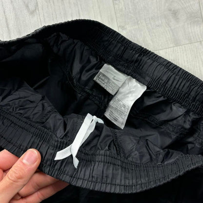 VINTAGE Y2K NIKE BAGGY SHELL TRACKSUIT BOTTOMS BLACK
