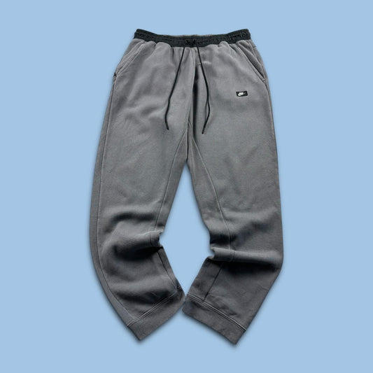 VINTAGE NIKE STRAIGHT LEG COTTON SWEATPANTS GREY