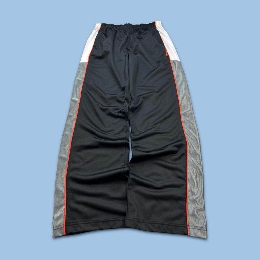VINTAGE Y2K REEBOK BAGGY TRACKSUIT BOTTOMS BLACK