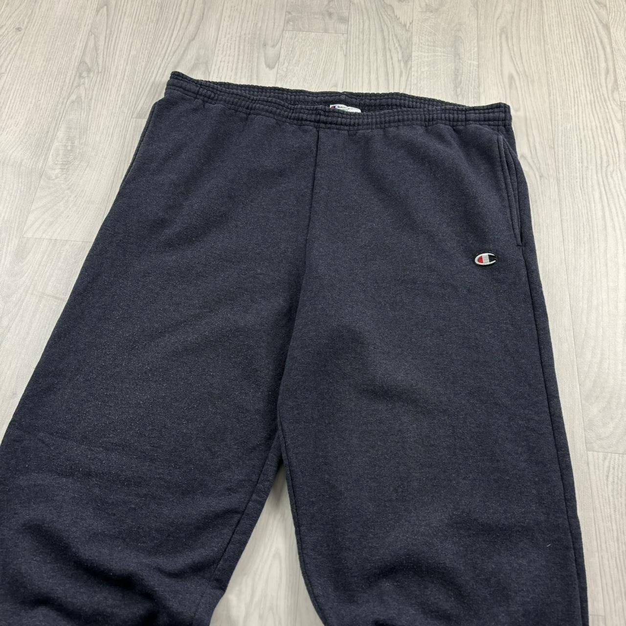 VINTAGE 00s CHAMPION BAGGY COTTON SWEATPANTS NAVY