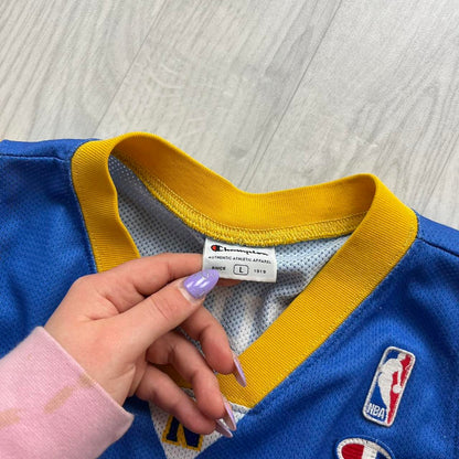 VINTAGE Y2K CHAMPION DENVER VEST BLUE