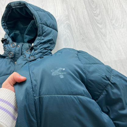 VINTAGE Y2K ONEILL SKI PUFFER JACKET BLUE TEAL