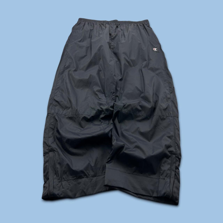 VINTAGE Y2K CHAMPION BAGGY TRACKSUIT BOTTOMS BLACK