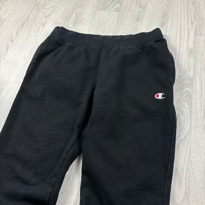 VINTAGE 00s CHAMPION REVERSE WEAVE COTTON SWEATPANTS BLACK
