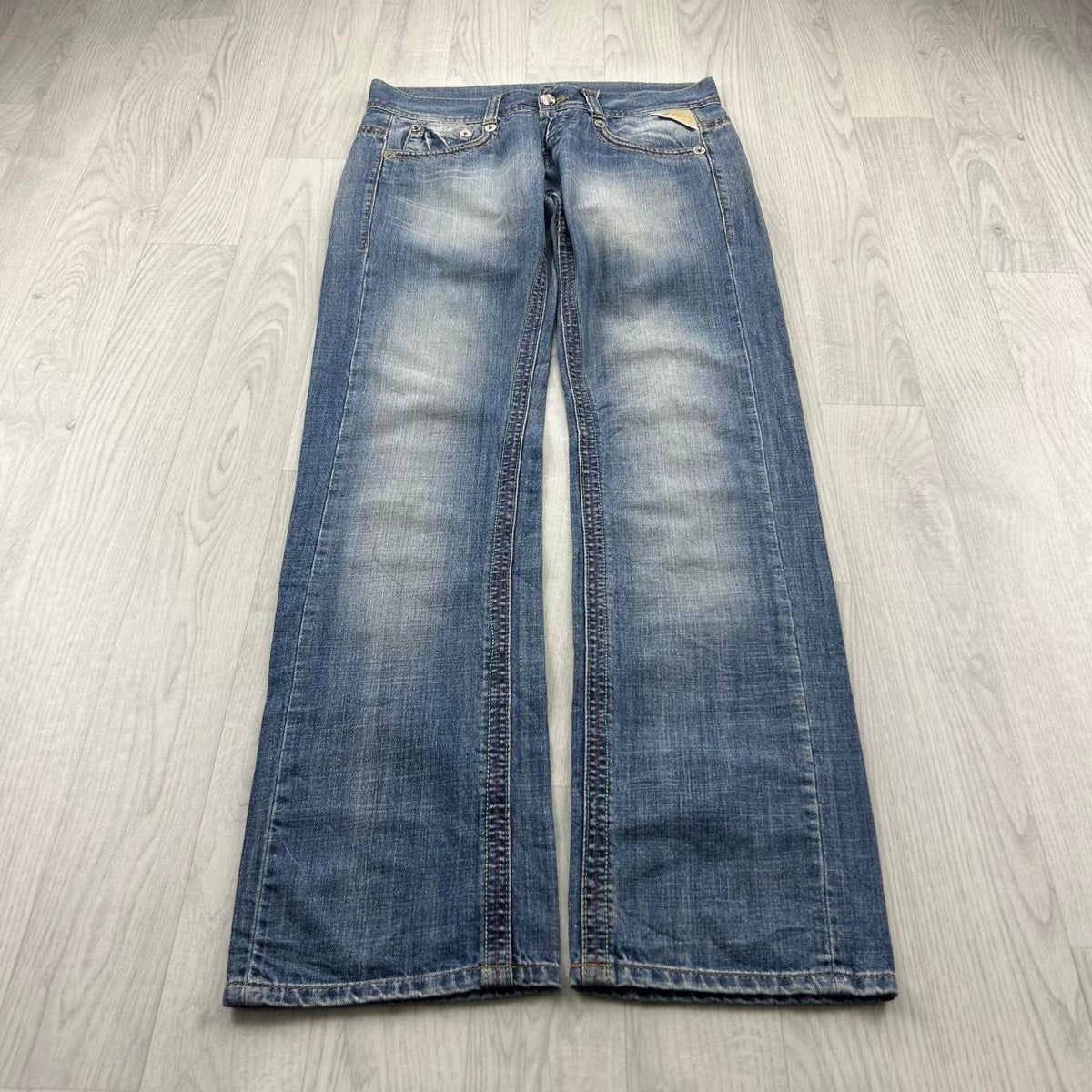 VINTAGE Y2K REPLAY BOOTCUT JEANS BLUE